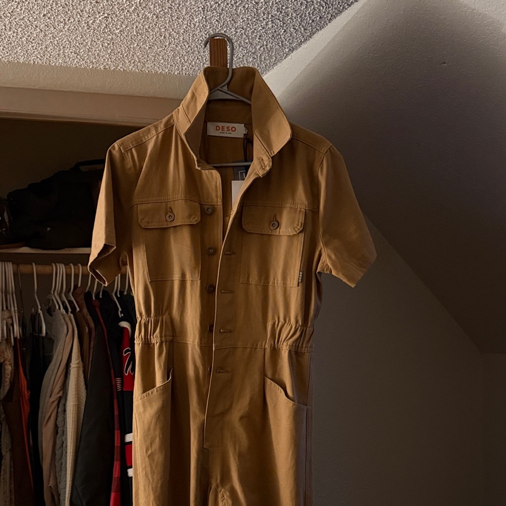 Deso Tan Jumpsuit